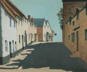 Street in Stogumber (near Minehead, Somerset)