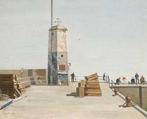 Harbour, Seahouses (recto)
