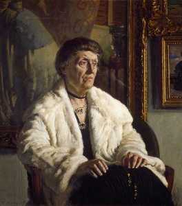 Bosquejo para el retrato de señora W . F . R . Weldon