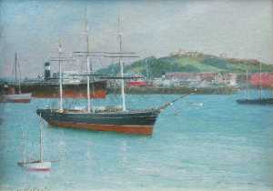 'Cutty Sark' in Falmouth Harbour