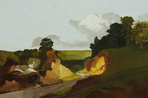 Landscape (thought to be Burrington Combe)
