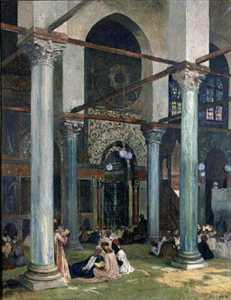 La Lecture du Coran dans la mosquée El Hassan au Caire