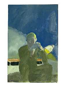 Man Seated Against the Light