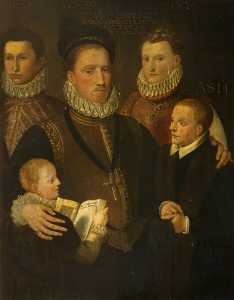 George, 5th Lord Seton, and Family (after Frans Pourbus the Elder)