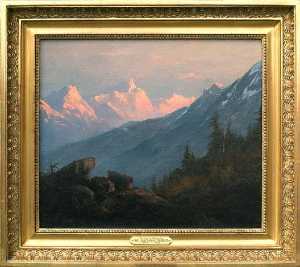 Sierra Sunset, (painting)