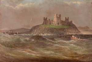 Coastal Scene with Castle