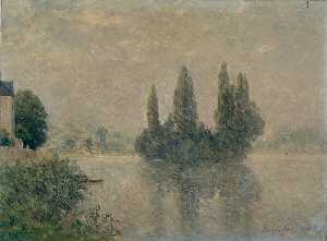 Brouillard sur la Seine (Les Andelys)