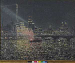 Féérie nocturne Exposition Universelle Paris 1900 (titre attribué)