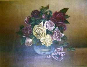 Bouquet of Roses, (painting)