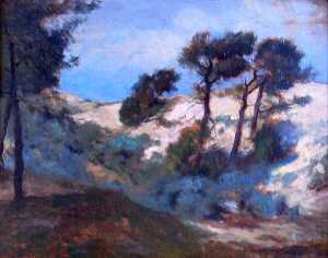 Dunes and Scrub Pine, (painting)