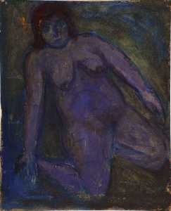 Purple Nude Verso Self Portrait