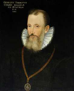 George Talbot (1528–1590), 6th Earl of Shrewsbury (after an earlier painting of 1580)