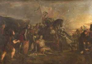 Battle of Otterburn, 5 August 1388 The Death of Douglas and Capture of Sir Ralph Percy by Sir John Maxwell