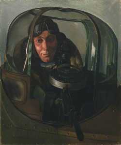 An Air Gunner in a Gun Turret Sergeant G. Holmes, DFM