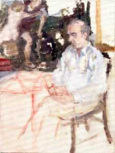 alec cobbe ( b . 1945 ) , in seiner studio in hatchlands