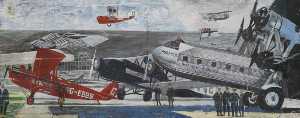 British Air Transport (polyptych, panel 6 of 7)