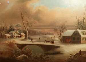 Newburgh Winter Scene, (painting)