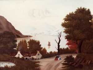 Hudson Highlands in Early Autumn, (painting)