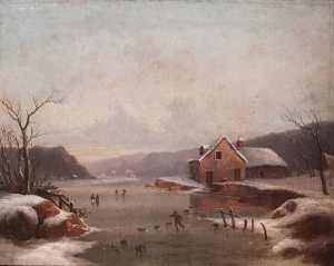 View of the Hudson from Tarrytown Heights, (painting)