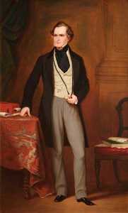 Edward Geoffrey Smith Stanley (1799–1869), 14th Earl of Derby, KG, PC (after Francis Grant)