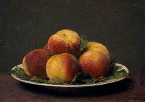 Peaches on a Dish