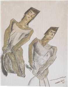 Two Figures Seated