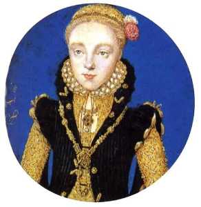 微型肖像 的  伊丽莎白  一世