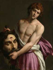 David con el cabeza de Goliath