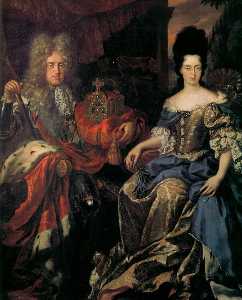 选民 帕拉丁 约翰 威廉 冯 普法尔茨 诺伊堡 和安娜 玛丽亚 路易莎 de' 奇