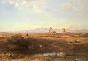 The Campagna at Lungezza near Rome