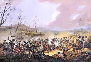 die letzte Amt von dem britische kavallerie bei dem Schlacht von Orthez , 27 Februar 1814