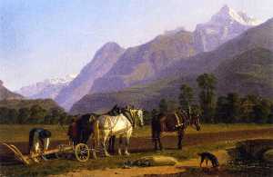Landscape in the Bernese Oberland