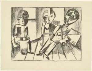 In the Studio (Im Atelier) from the periodical Kündung, vol. 1, no. 2 (February 1921)