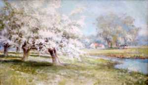 Di Apple Blossoms pittura