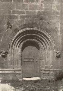 Portal von die kirche von Neuviller ( Elsass )