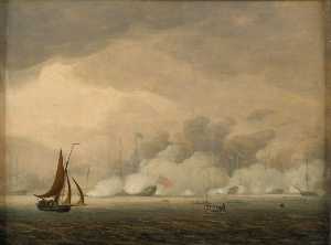 Real Visitar a la flota en spithead , 26 Junio 1794