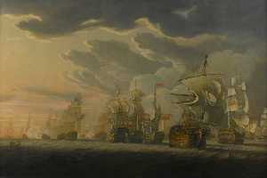 la batalla de Capa san vicente , 14 Febrero 1797