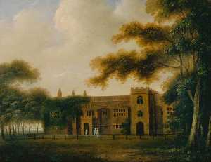 A View of Hale Hall, Lancashire
