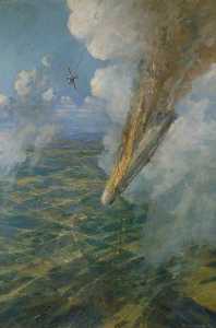 Lieutenant Warneford's Great Exploit The First Zeppelin to Be Brought down by Allied Aircraft, 7 June 1915