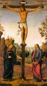 el galitzin tríptico  Cristo  en  el  Cruzar