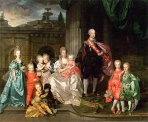 Grand Duke Pietro Leopoldo with His Wife and Their First Eight Children