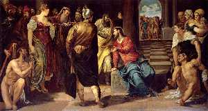 jésus et  la  femme  prises  dans  adultère