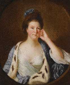 の肖像画 ルーシー スタッフォード , 後で 夫人 ウィルキンソン ( b . 1738 )