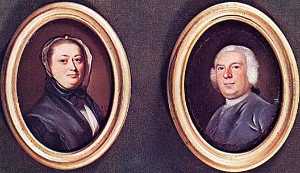 Pair Mr. and Mrs. Thomas Hancock, (painting)