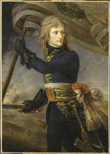LE GENERAL BONAPARTE AU PONT D'ARCOLE.17 NOVEMBRE 1796