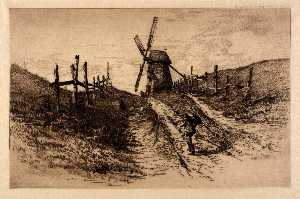 (Landscape with Windmill)