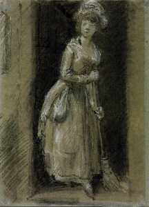 Figure Study for 'The Housemaid'