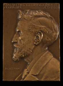 Auguste Santa Gaudens , anverso
