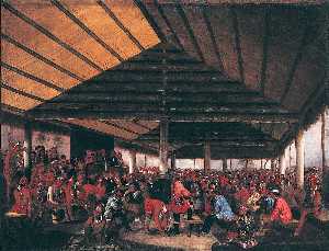 indien international Conseil ( détenu à tallequah , territoire indien , dans 1843 )