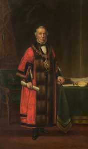 Portrait de la premier maire de Enterrer ( copie de une plus tôt peinture )